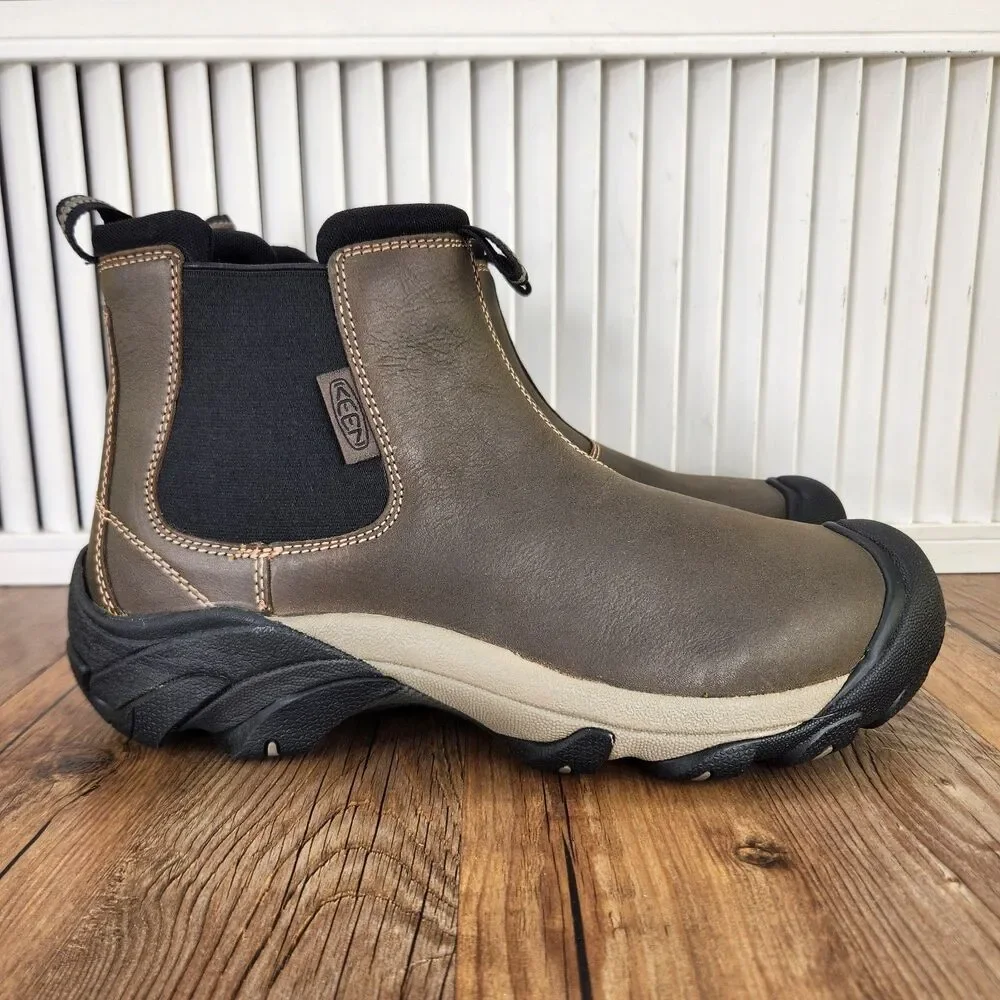 Keen Targhee II Chelsea Boots Men's 11.5 Brown Leather Ankle Hiking Work 1025868